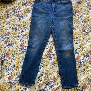 Madewell curvy high rise skinny